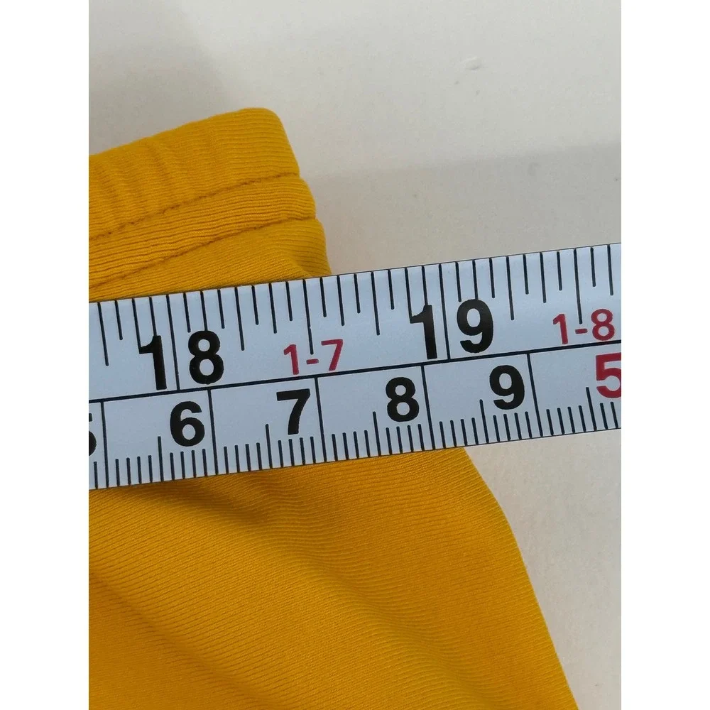 Sunsets Womens Plus Sz 22 Mustard Yellow Swim Skirt Built-in Brief